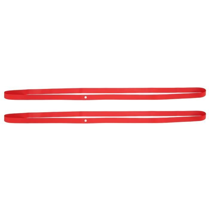 Pneu Anti Crevaison VGEBY Bande De Jante De Vélo, Bande De Pneu De Vélo Haute Pression De Protection De Pneu De Ceinture Anti-crevaison De PVC(26 Pouce-Rouge Ceinture Pneu