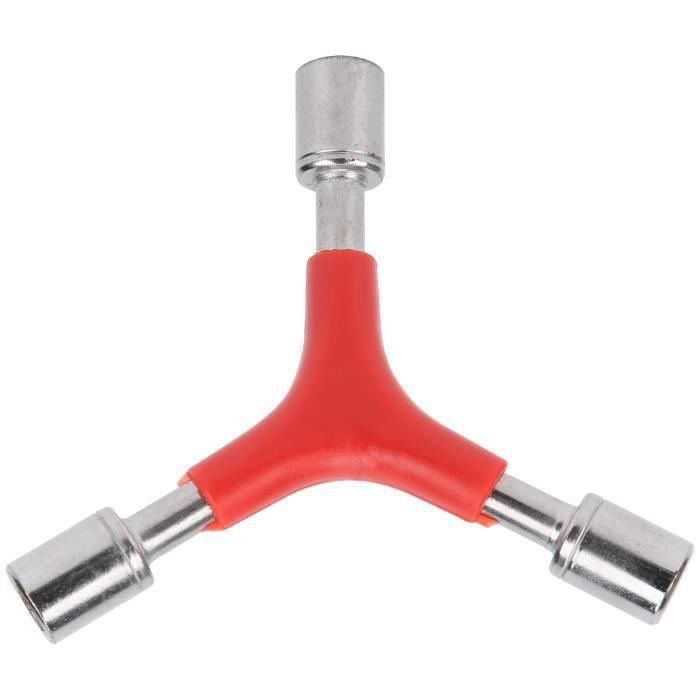 Clé Hexagonale Y Vélo QUARKZMAN 4/5/6mm – Lot De 2 Clés Dynamométriques 3 Voies En Acier Chromé – Portable Et Léger