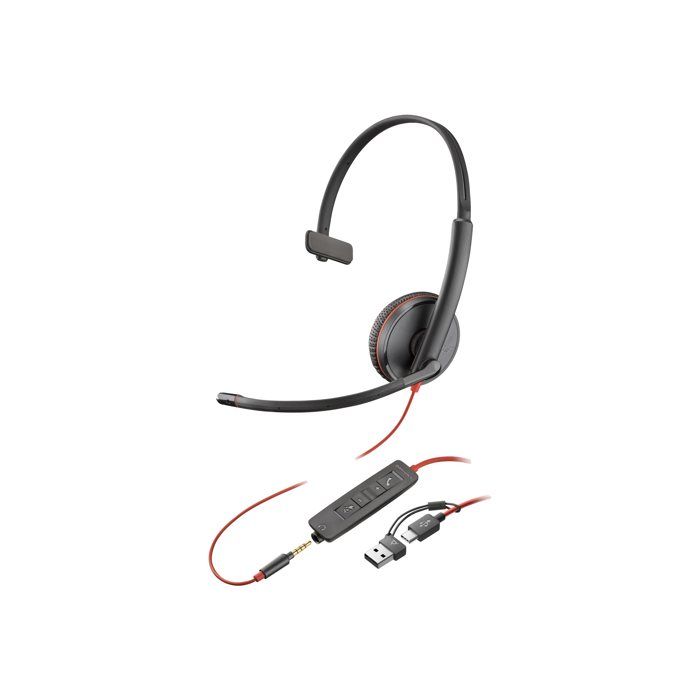 HP Poly Blackwire 3215 Monaura