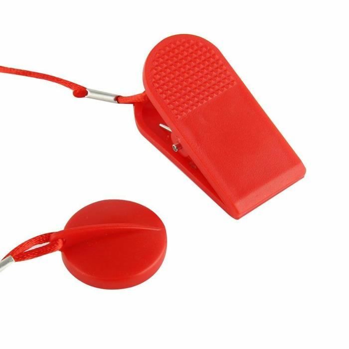 Clé De Sécurité Pour Tapis De Course - Universelle - Rouge - Fitness