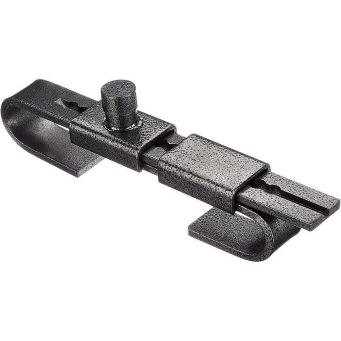 Cadenas Robuste Avec Clés - Serrure Monobloc En Acier Massif Trempé