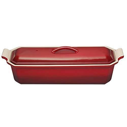 Le Creuset, Terrine Rectangulaire, Avec Presse, 28 x 11 cm, Céramique