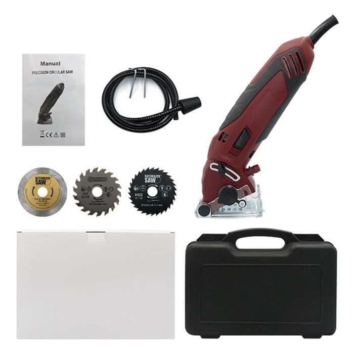 Meuleuse D'Angle Sans Fil 20V - Compatible Batterie DeWalt | 4 Lames Incluses | Coupe Bois, Métal, Carrelage