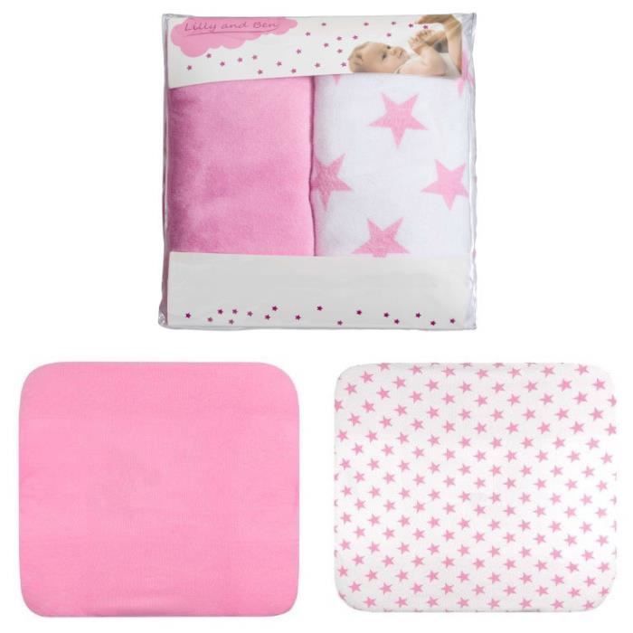 Housse De Matelas à Langer Baby's Only Cozy - Vieux Rose, 75x85 Cm - Tissu Teddy Doux Et Lavable - 12