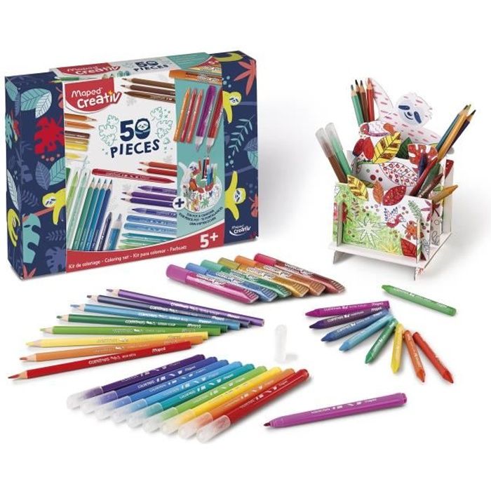 Kit de Coloriage - MAPED CREATIV - 50 pièces - Mixte - A partir de 5 ans