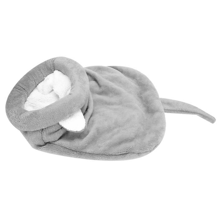 Meilleurs prix pour minifinker Lit Chaud et Confortable pour Animaux de Compagnie en Peluche Douce, Sac de Couchage Chaud pour Animaux, Lit Chaleureux
