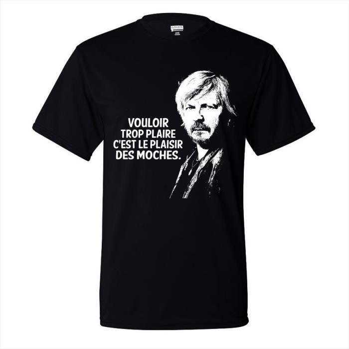 T Shirt Renaud Citation Noir Cdiscount Pret A Porter