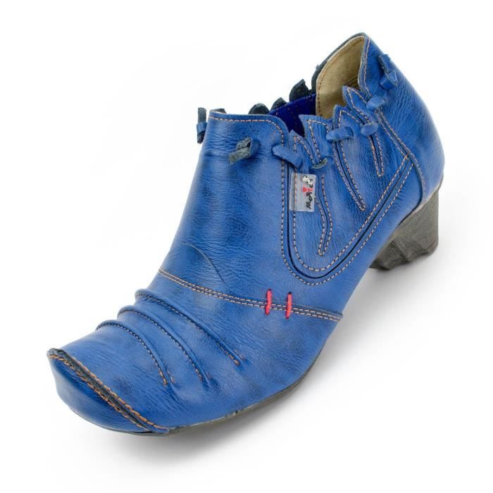 escarpins bleu roi