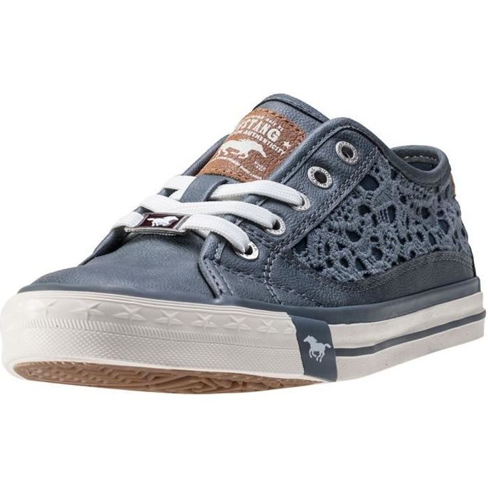 basket bleu ciel femme