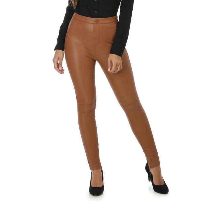 Tregging cuir sale