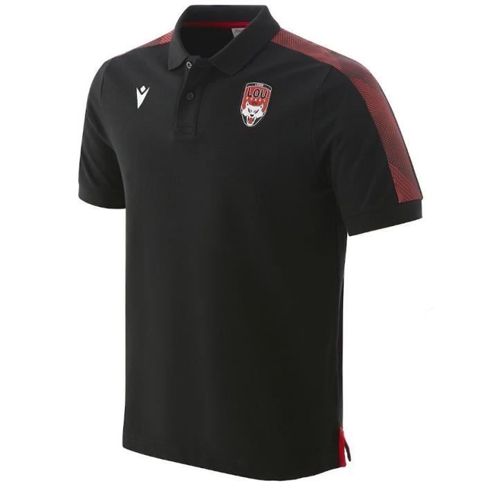 Maillot De Rugby Maillot Lou Rugby Domicile Officiel Enfant Noir