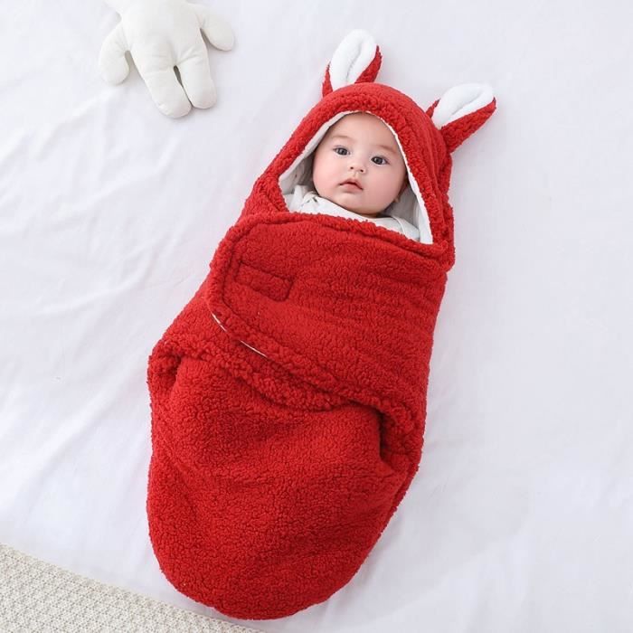 Couverture de Bébé avec Bandeau Rouge - Cdiscount Puériculture & Eveil bébé