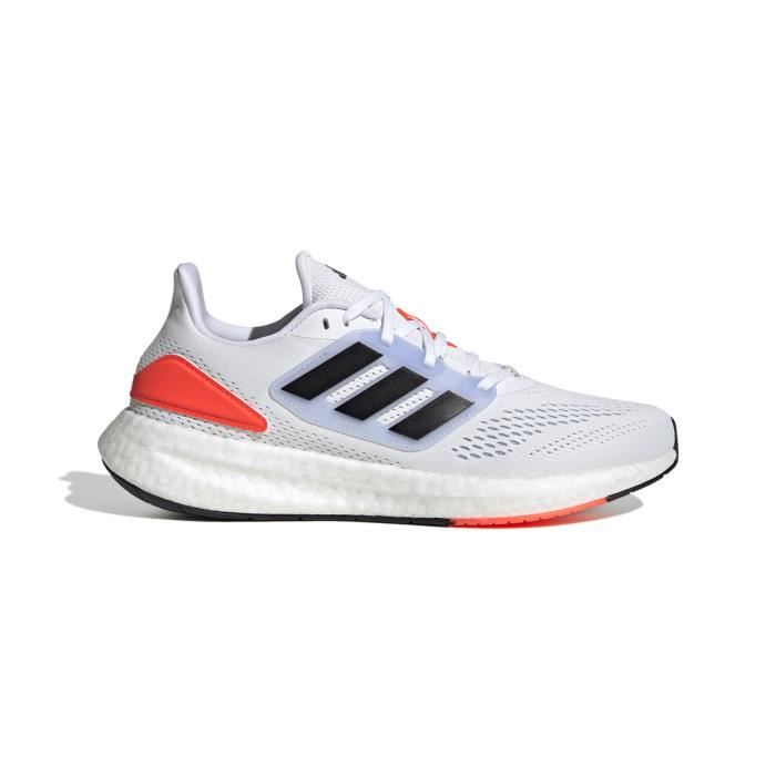 Chaussures de running adidas Pureboost 22 Blanc Homme Regulier 10 mm Cdiscount Sport