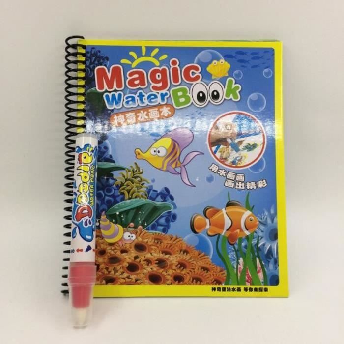 LIVRE DE COLORIAGE  ALBUM DE COLORIAGE Livre de dessin magique de l