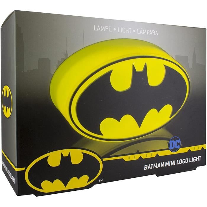 DC Comics Mini Batman Lampe Logo lumière DECO - LINGE - LUMINAIRE > OBJET DE DECORATION - BIBELOT > OBJET DECORATIF >