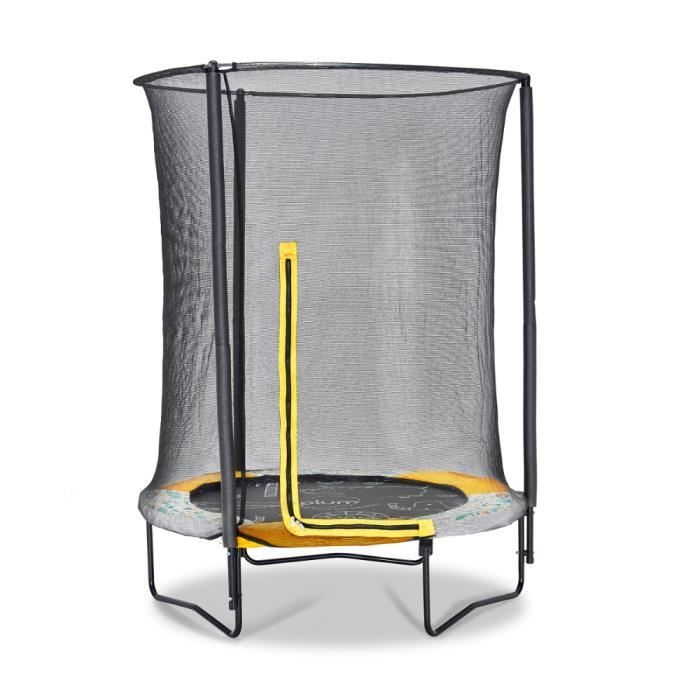 Trampoline KLAR FIT Rocket 250 Cm – Filet Sécurité, Toile UV, Échelle, Housse Pluie – Jusqu'à 150 Kg – Enfant Et Adulte