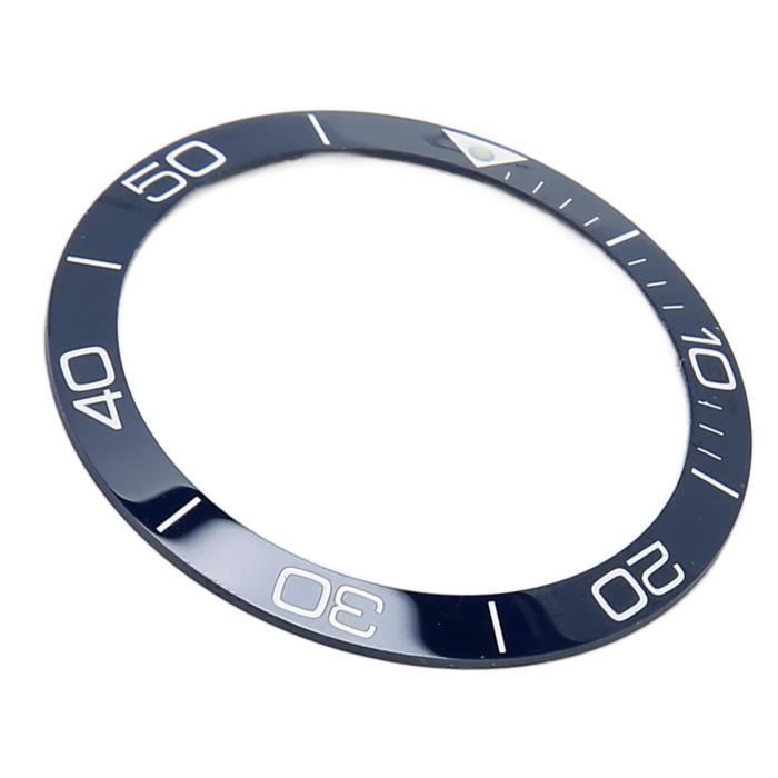 Montre en acier inoxydable avec lunette noire. - Test et Avis