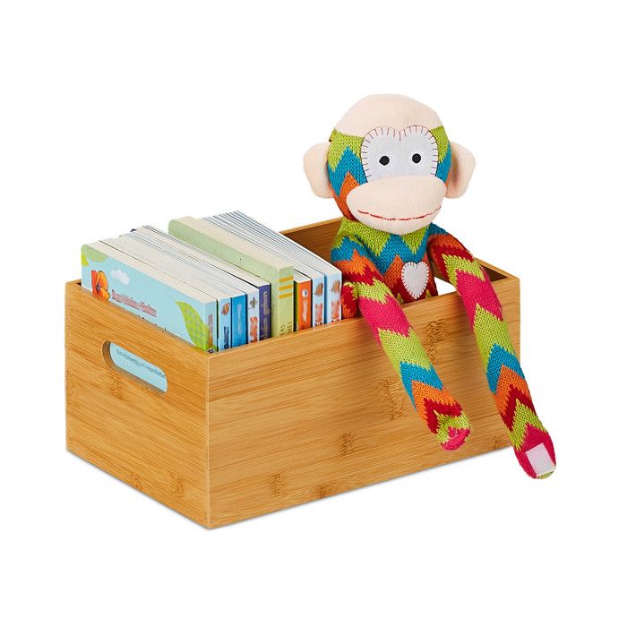 Kd Essentials  2 Boîtes De Rangement En Bambou, Empilables  Jeu De
