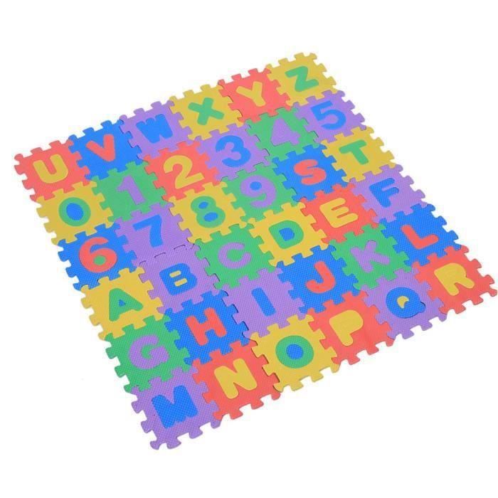 Boxwizard Tapis Marelle Géant En Mousse EVA – 10 Dalles Imbriquées – Jeu Intérieur/extérieur – Coloré