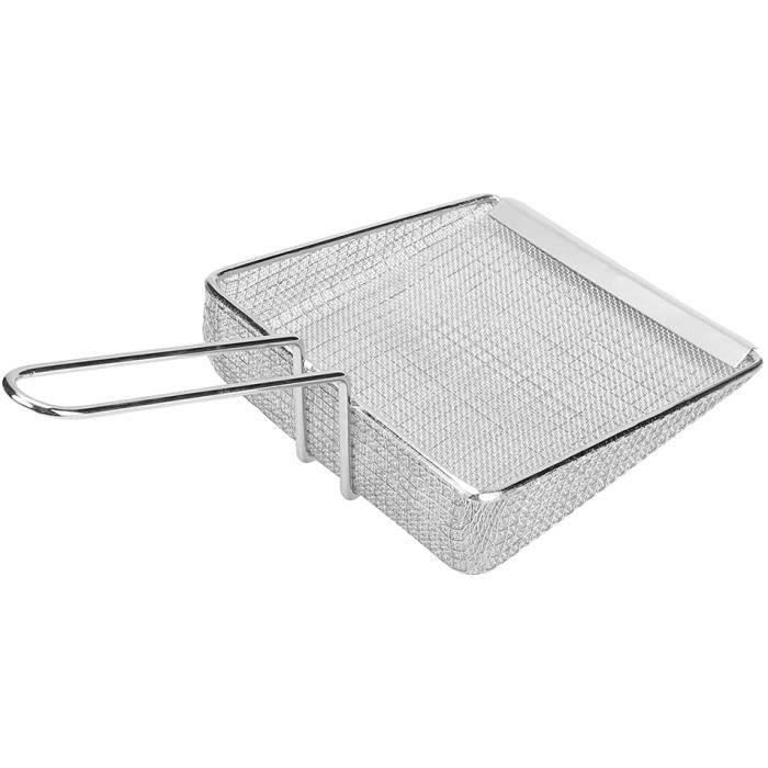 Passoire à Long Manche En Acier Inoxydable - Mini Tamis Pour Friture, Fondue, Cuisine (23.5 Cm) - 12