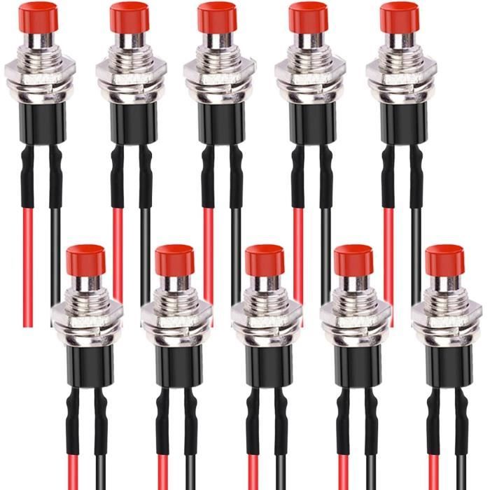 7Mm Spst Mini Interrupteur À Bouton Poussoir Momentané,,Push Button ...