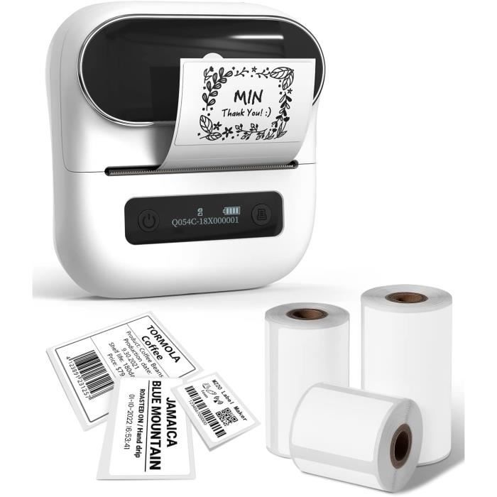 Imprimante D'Étiquettes Phomemo PM246S-BT Bluetooth 4x6 - Pour Expédition DHL, Etsy, Shopify