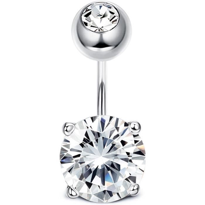Piercing Nombril Zircone Cubique Papillon 12 Piercings De Nombril