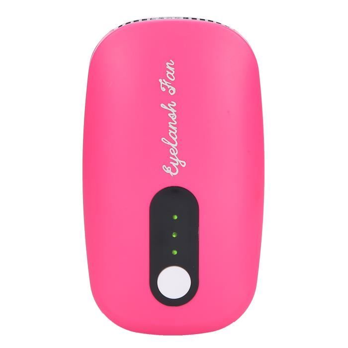 FOR Mini ventilateur de sèche-cheveux pour cils, extension de cils  rechargeable USB