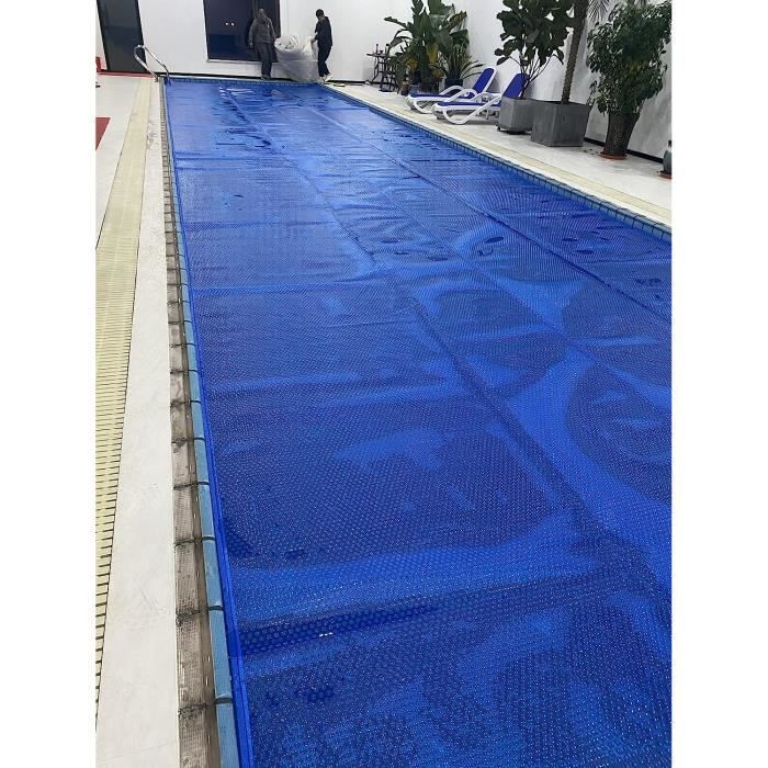 Bâche Solaire Rectangulaire Pour Piscine - 2m X 3m - Film à Bulles Avec œillets - Chauffage Et Protection