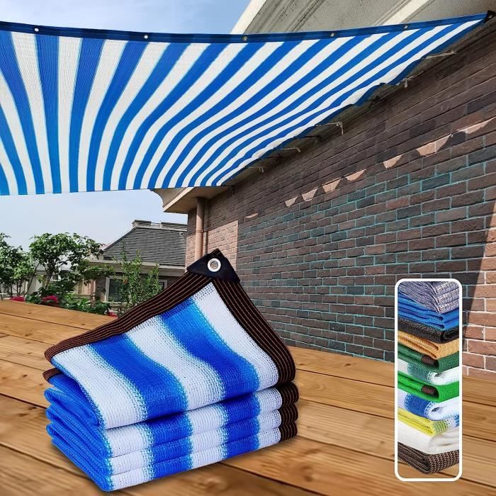 Brise Vue Balcon Vue Jardin Exterieur ,Brise-Vue Jardin de HDPE 2x5m Toile Ombrage de Protection Solaire Rectangulaire à 90% Anti UV en Voile D'ombrage Filet D'ombrage avec illets pour Pergola Brise Vue Balcon Vue Jardin Exterieur ,Brise-Vue Jardin de HDPE 2x5m Toile Ombrage de Protection Solaire Rectangulaire à 90% Anti UV en Voile D'ombrage Filet D'ombrage avec illets pour Pergola