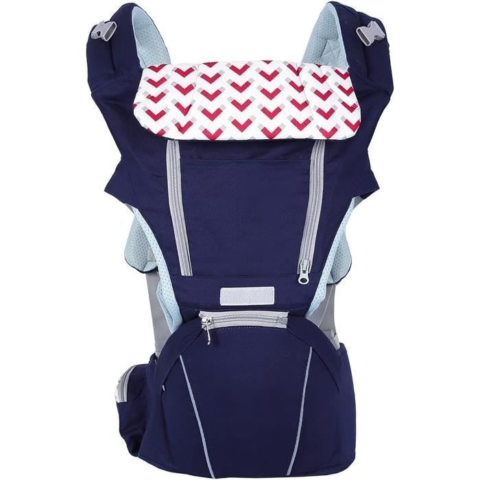 Porte-bébé Chicco Boppy Comfyfit - Ergonomique, Ajustable - De 3,5 à 15 Kg - Soutien Tête/nuque - Noir - 2