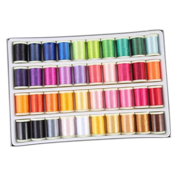 FIL A BRODER OU A COUDRE - NUANCIER KIT DE COUTUREBlue--Bobine de fil à