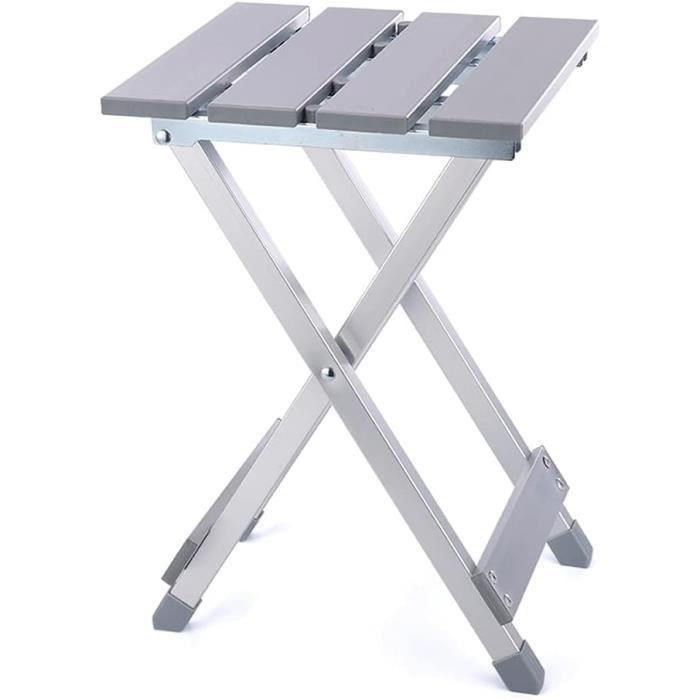Tabouret Pliant Aluminium - Ultra Léger 320g - Pour Pêche, Camping, Randonnée