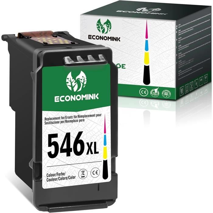 Cartouches D'encre Remanufacturées COLORETTO 546XL - Compatible Canon Pixma MG/TS/TR/iP/MX Séries
