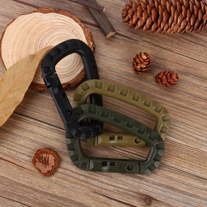 Mousqueton à Double Verrouillage Pour L'escalade Et Le Camping En Plein