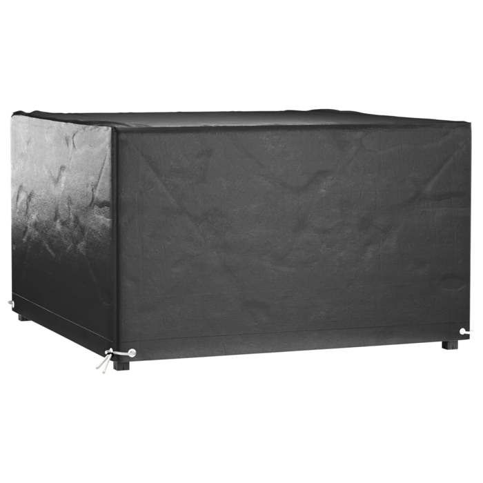 vidaXL Housse de salon de jardin 8 œillets 132x132x80 cm carré 319289