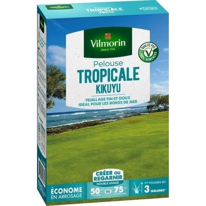 VILMORIN Semences de gazon bord de mer Les Tropicales Kikuyu - 500 g