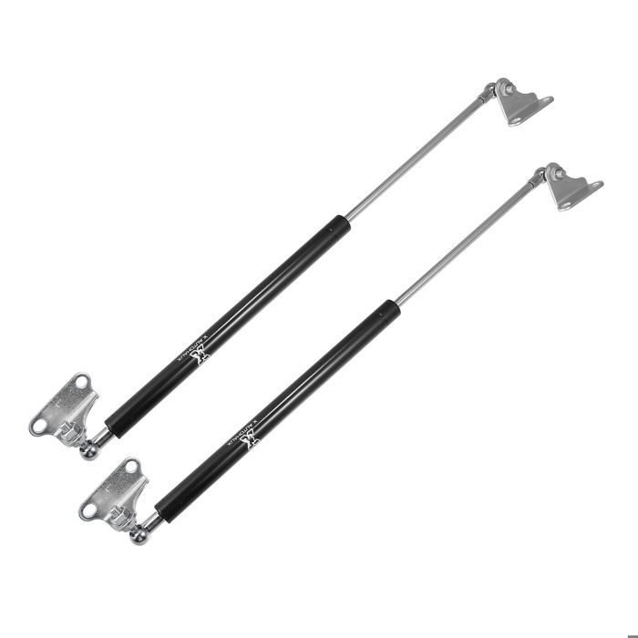 Vérin de capot X AUTOHAUX 200N Universel Ressort à gaz Hydraulique Support Tige 51cm Long Automobile Voiture Camping-car Noir 2Pcs