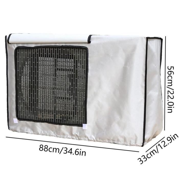 3 Housses De Protection Pour Climatiseur Intérieur - Anti-poussière Et Imperméable, Design Décoratif
