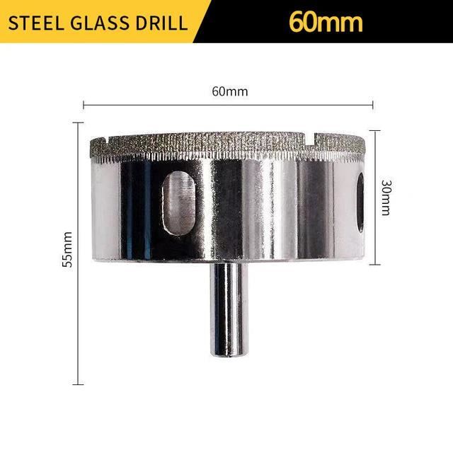 Mèche Diamant Pour Verre 216 Mm (8,5 Pouces) – Diamond Drills Srl – Fabriqué En Italie