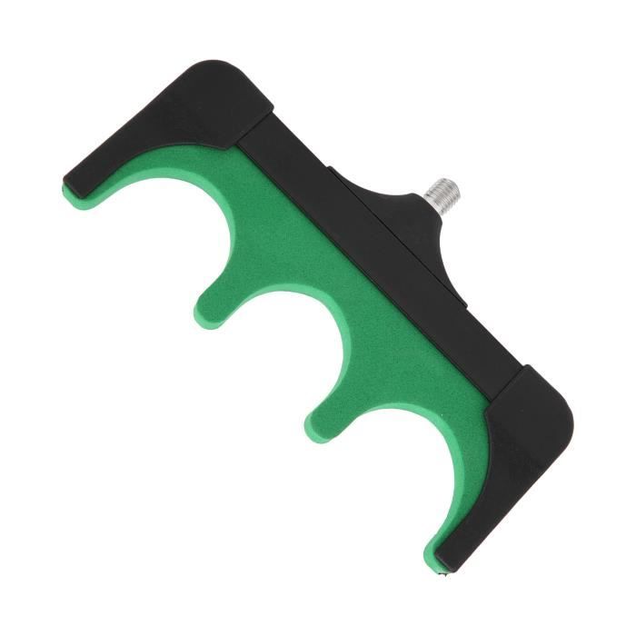Support Canne à Pêche Support De Cannes à Pêche Rollycarp Rod Pod FM - Alu Noir & Vert Brillant - Neuf Pods Ariel