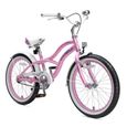 Vélo pour enfants - BIKESTAR - 20 pouces - Edition Cruiser - Rose-1