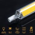 2PCS Ampoule LED R7S COB filament - 15W 110V - 118mm - 1300LM - 360 degrés - BLANC froid-1