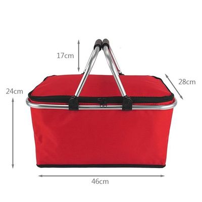 Panier Provisions Pliable 15L Altera La Vita - Imperméable PP+TPR - Courses, Pique-nique