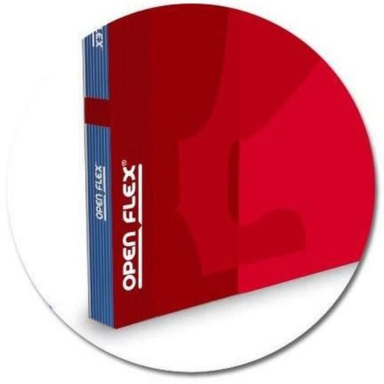 OXFORD Cahiers Openflex 17x22 Seyes - Rouge