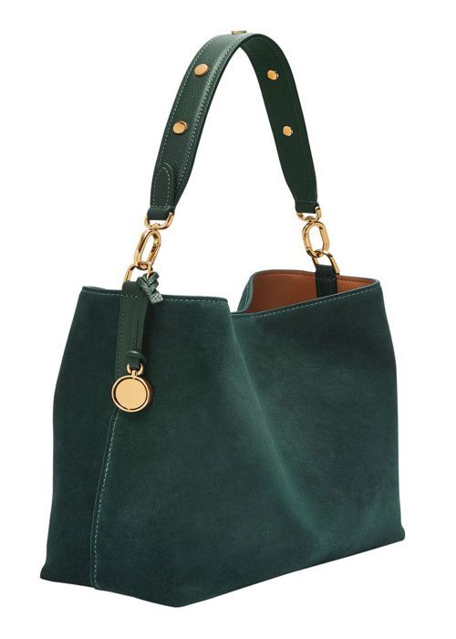 Sac à épaule Fossil Jessie – Modèle Bucket En Cuir Et PU, Couleur Smoke – Neuf Avec étiquettes
