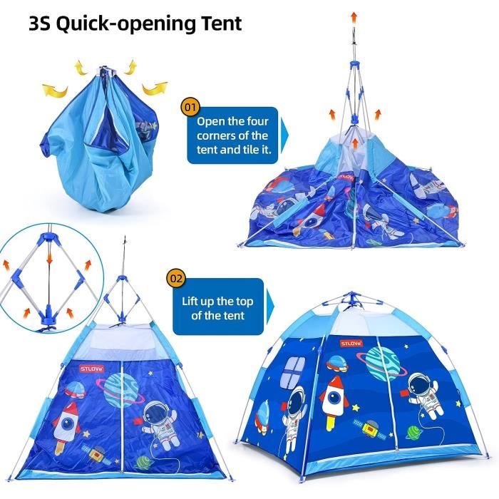 Tente Enfant, ® Tente Fort, Tente Camping Enfants, Monde De L