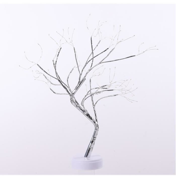 Arbre Lumineux LED 144 Lumières - Guirlande Décorative En Forme De Saule Pour Mur Intérieur - 2,3 Mètres - Décoration Chambre, Salon