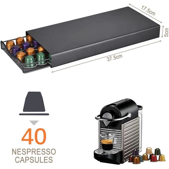Lot 10X Support Dosettes Café Capsule Nespresso métal 38cm Rangement