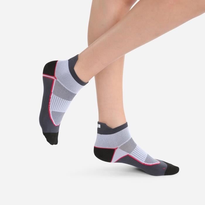 Pack 2 Socquettes Polyester élasthanne Moyen Chaussettes Sport Pack 2 Socquettes Polyester élasthanne Moyen Chaussettes Sport